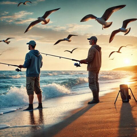 surf fishing