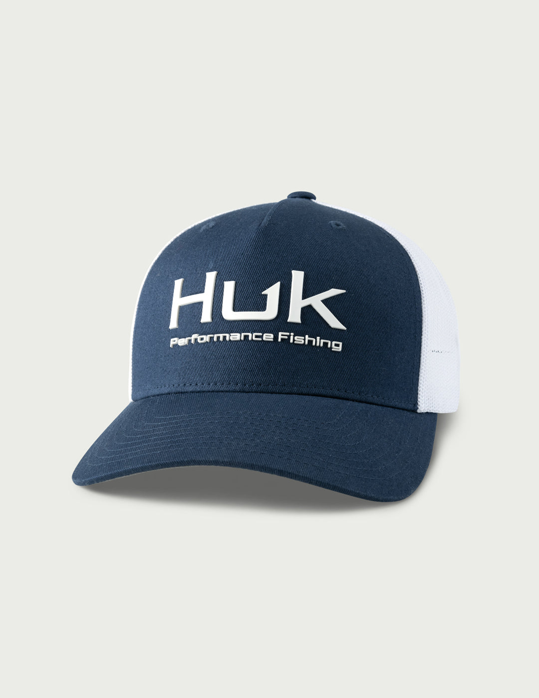 HUK Gear Men's Performance Fishing Trucker Hat in Naval Academy