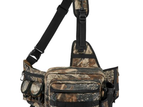 Piscifun Sling Fishing Tackle Bag Outdoor Fishing Storage Pack