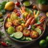 Citrus Lobster Fritters Ceviche