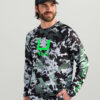 HUK Gear Men's KC Print Icon Performance Hoodie in Kc Black Grazier