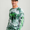 HUK Gear Men's Mossy Oak Pursuit Performance Crew Shirts in Mossy Oak Fog Green