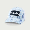 HUK Gear Men's KC Print Trucker Hat in Apex Vert Ice Water