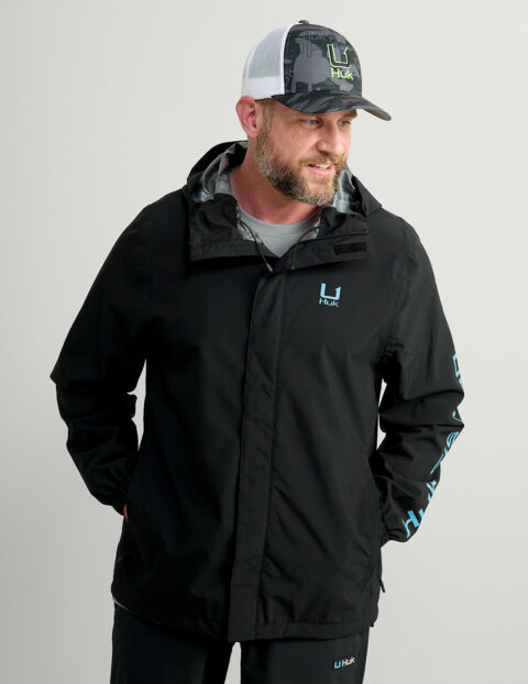 HUK Gear Men's Storm Jacket in Black