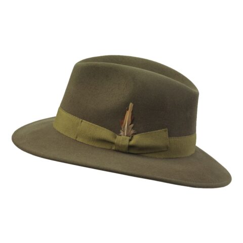 Laksen Heritage Fedora Cashmere Wool Hat