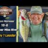 Longtime Upper Mississippi River expert, Tom Monsoor, leads Day 1 with 19-6